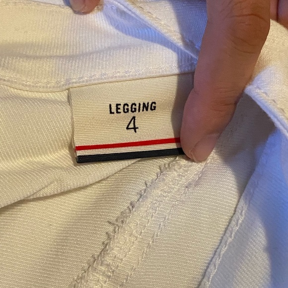 NWOT Tommy Hilfiger White Jeans/Leggings - Picture 4 of 7